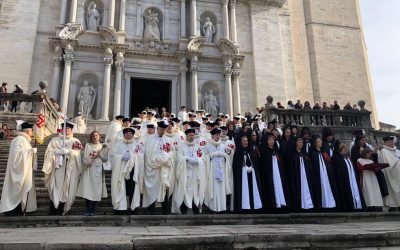 Investidura de 10 nuevos caballeros y damas en Gerona