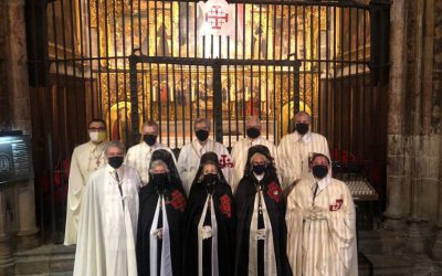 Asistencia de la Orden a los Oficios de Semana Santa en la Catedral de Barcelona