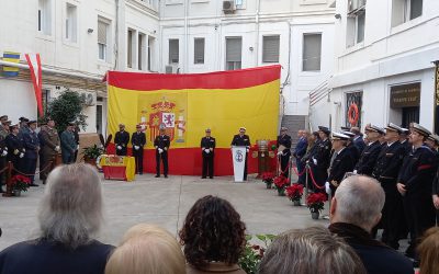 Asistencia a la toma de mando del nuevo comandante naval de Barcelona