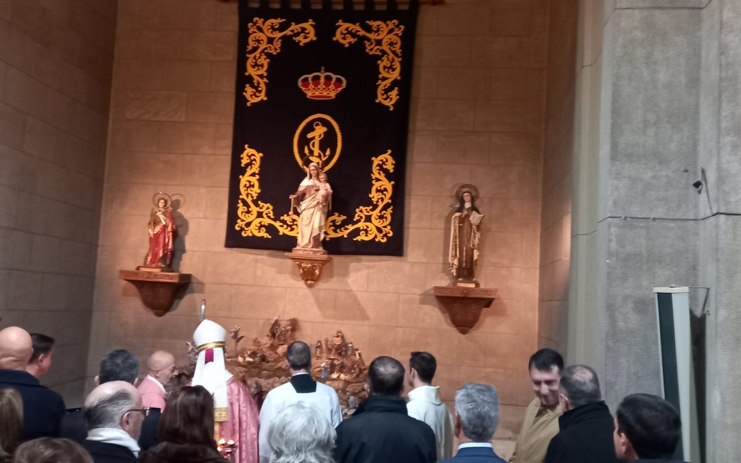 Asistencia a la Misa del cierre de la campaña de Navidad de Cáritas Castrense
