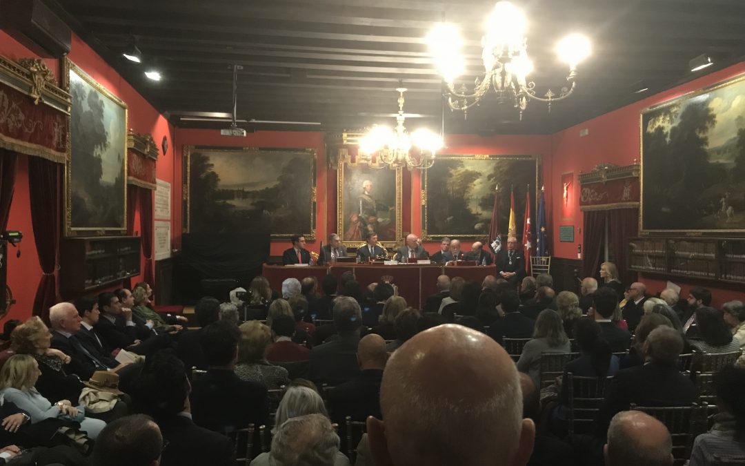 Asistencia a la toma de posesión de Carlos Nieto como académico de número de la RAMHG